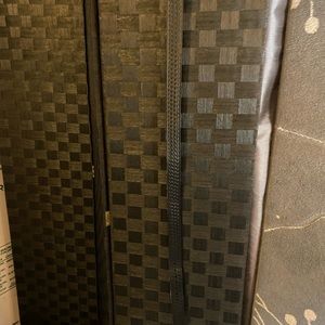 Black leather belt 36 inch used